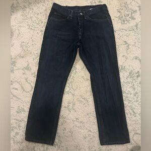 Wrangler Men's Deep Indigo Straight Jeans